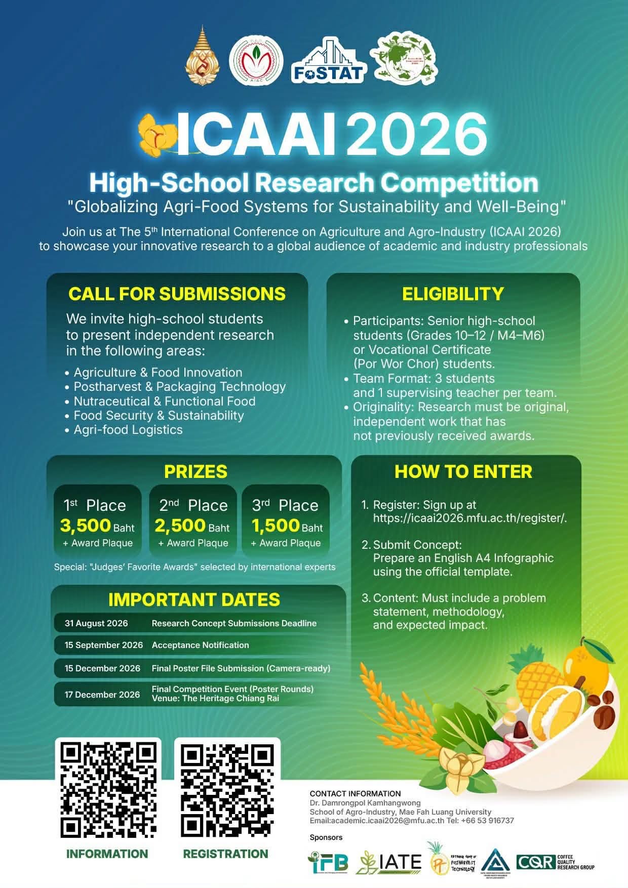 ICAAI 2026 High School Research Competition