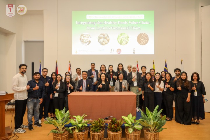 School of Agro-Industry, MFU Organizes Hands-on Training Program "Integrating the Healthy Foods Value Chain: from Local to Functional Claim" to Strengthen International Capacity in Functional Foods