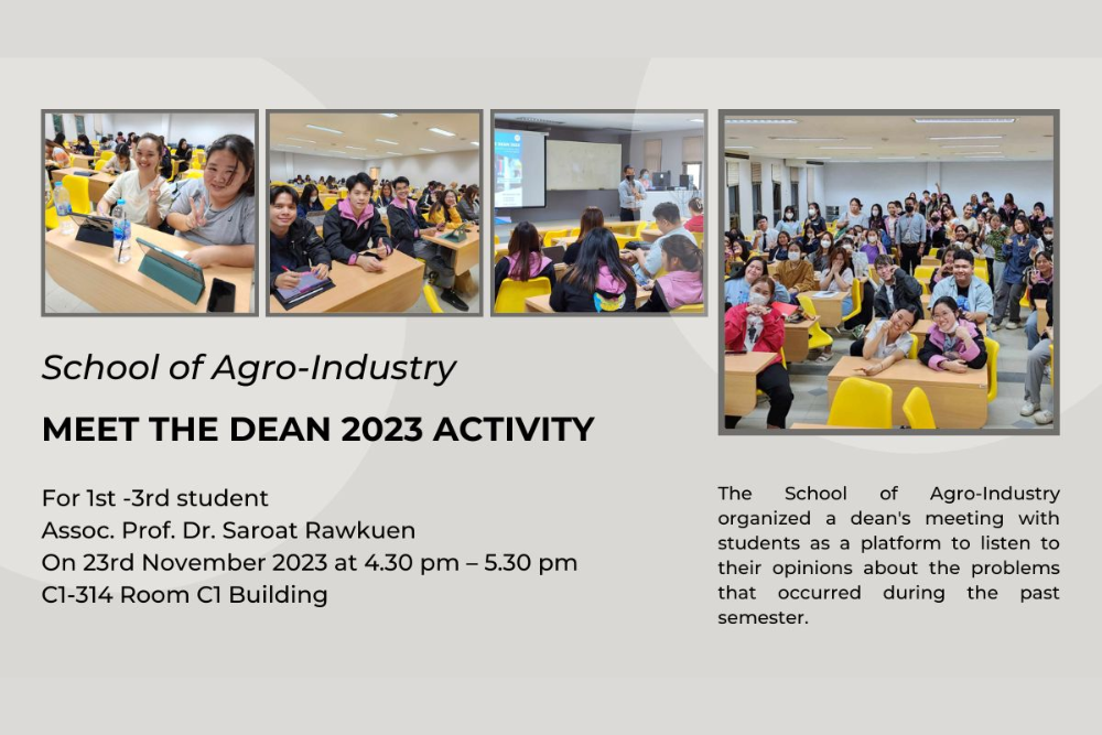 MEET THE DEAN 2023 ACTIVITY