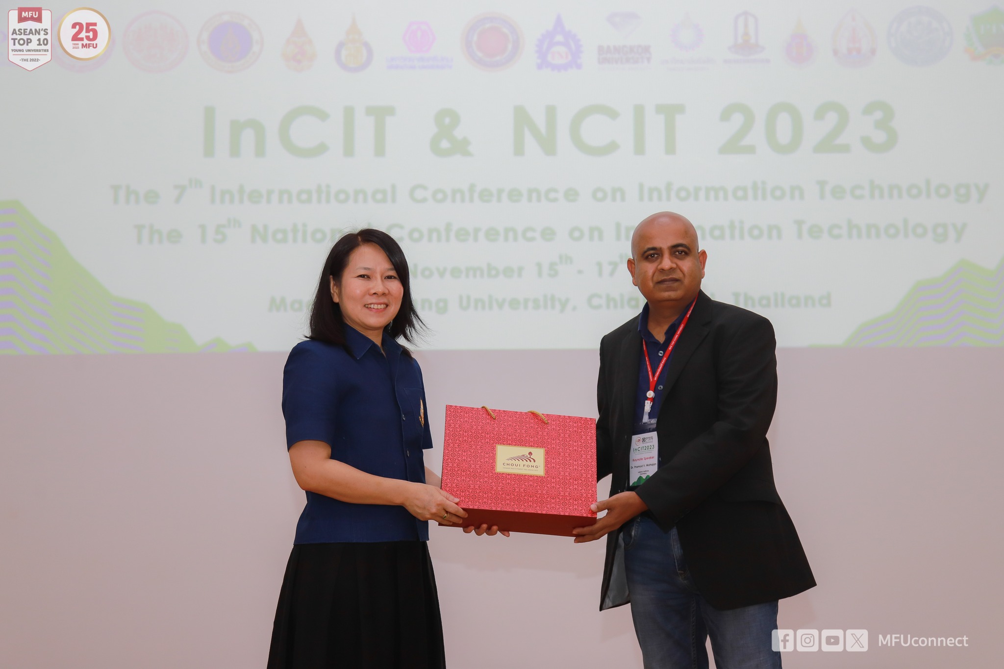 Visiting Professor activity under Reinventing University System 2023 at The 7th International Conference on Information Technology (INCITS 2023) and MFU Innovation Day 2023